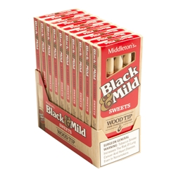 Middleton Black and Mild Sweets 10x5 (50 cigars)